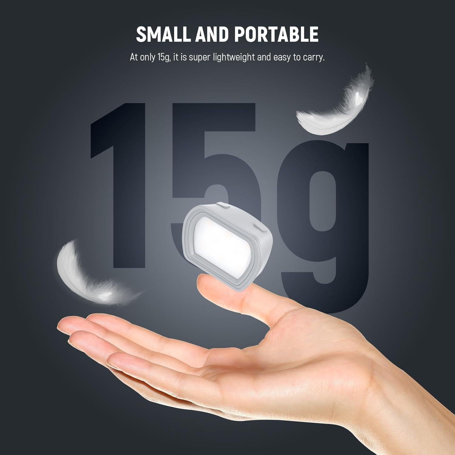 Luz LED Auxiliar NEEWER M21 para DJI OSMO Pocket 3 - 3 Modos