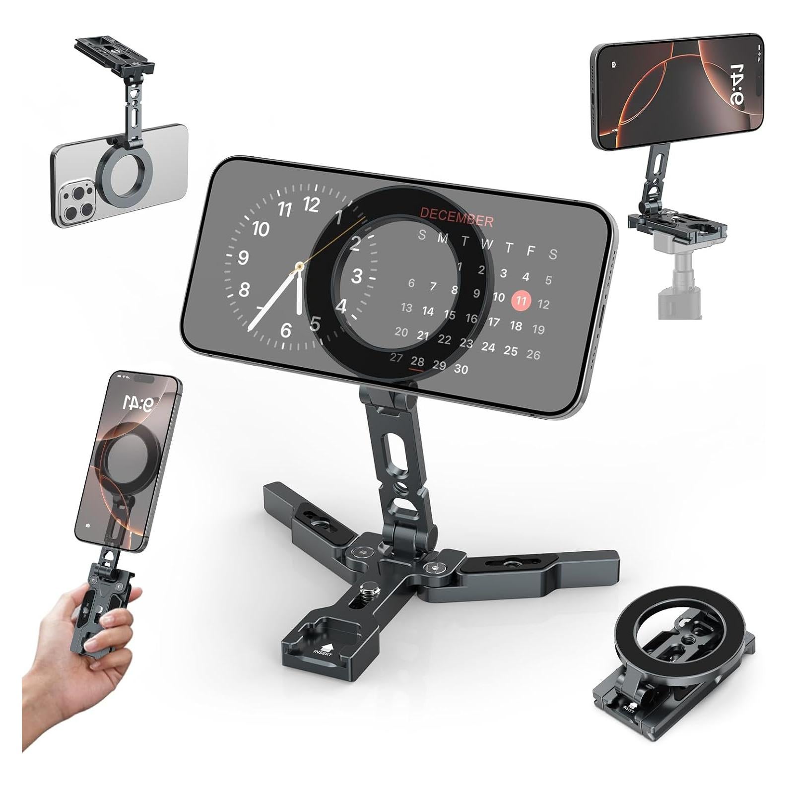 Soporte de trípode magnético Gahenwo para teléfono celular