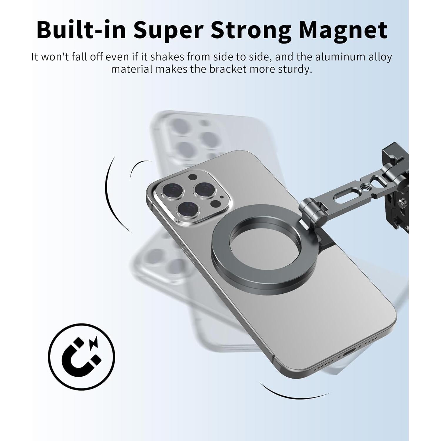 Soporte de trípode magnético Gahenwo para teléfono celular