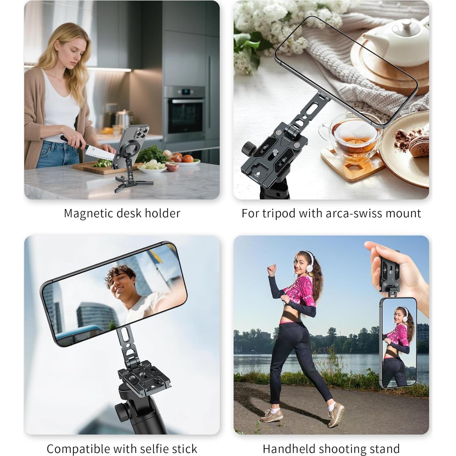 Soporte de trípode magnético Gahenwo para teléfono celular