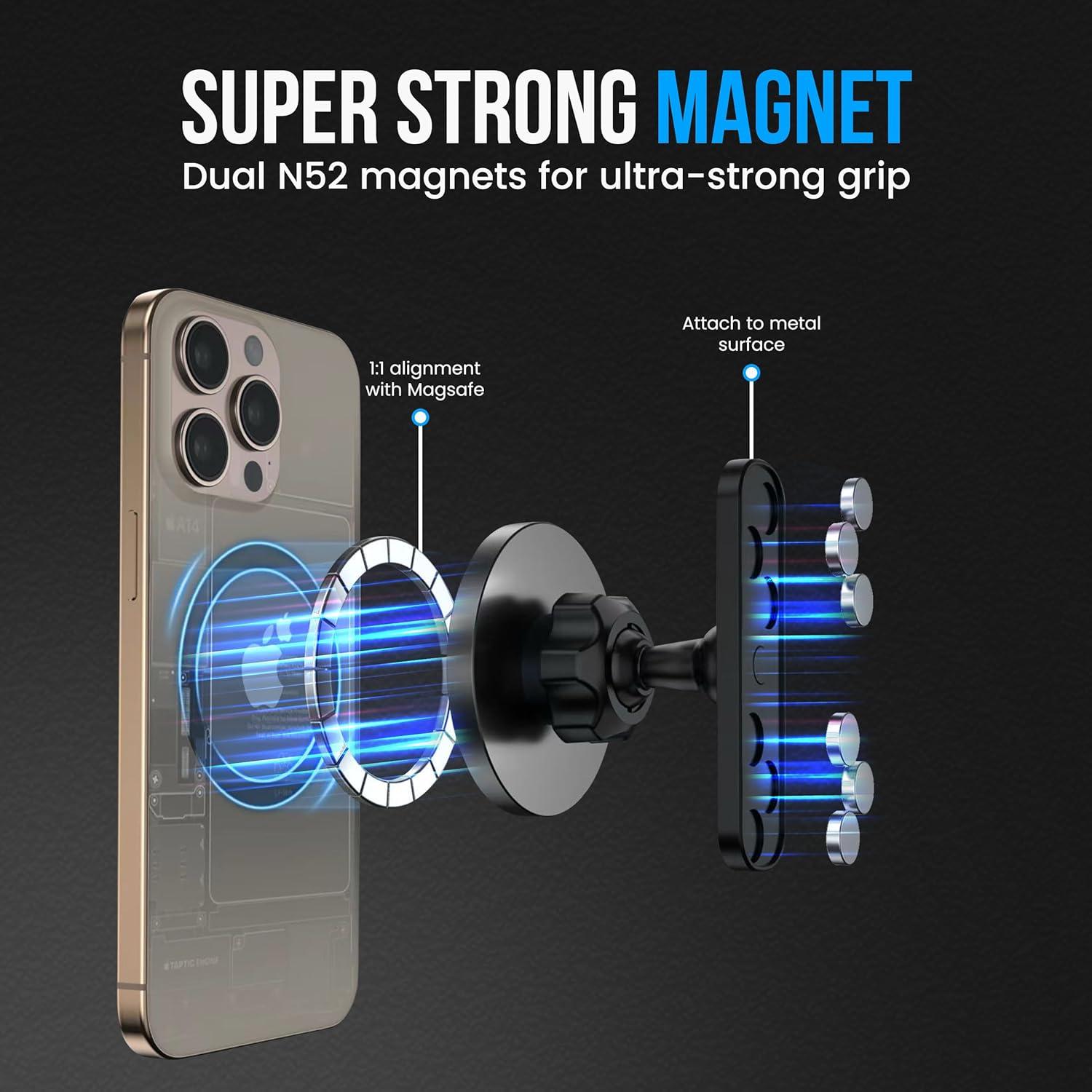 Soporte Magnético para Teléfono BARENDA - Gimnasio, 360°