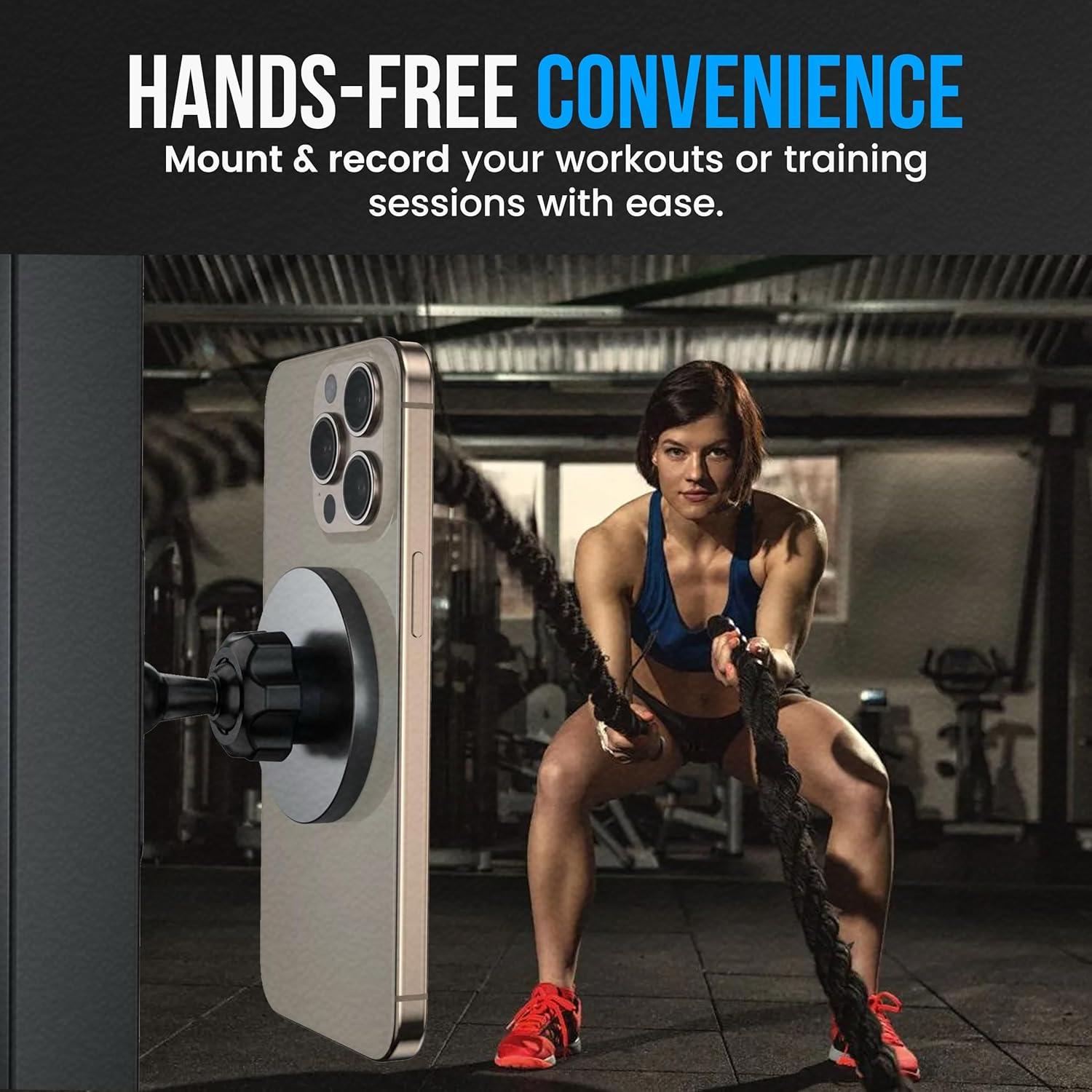 Soporte Magnético para Teléfono BARENDA - Gimnasio, 360°