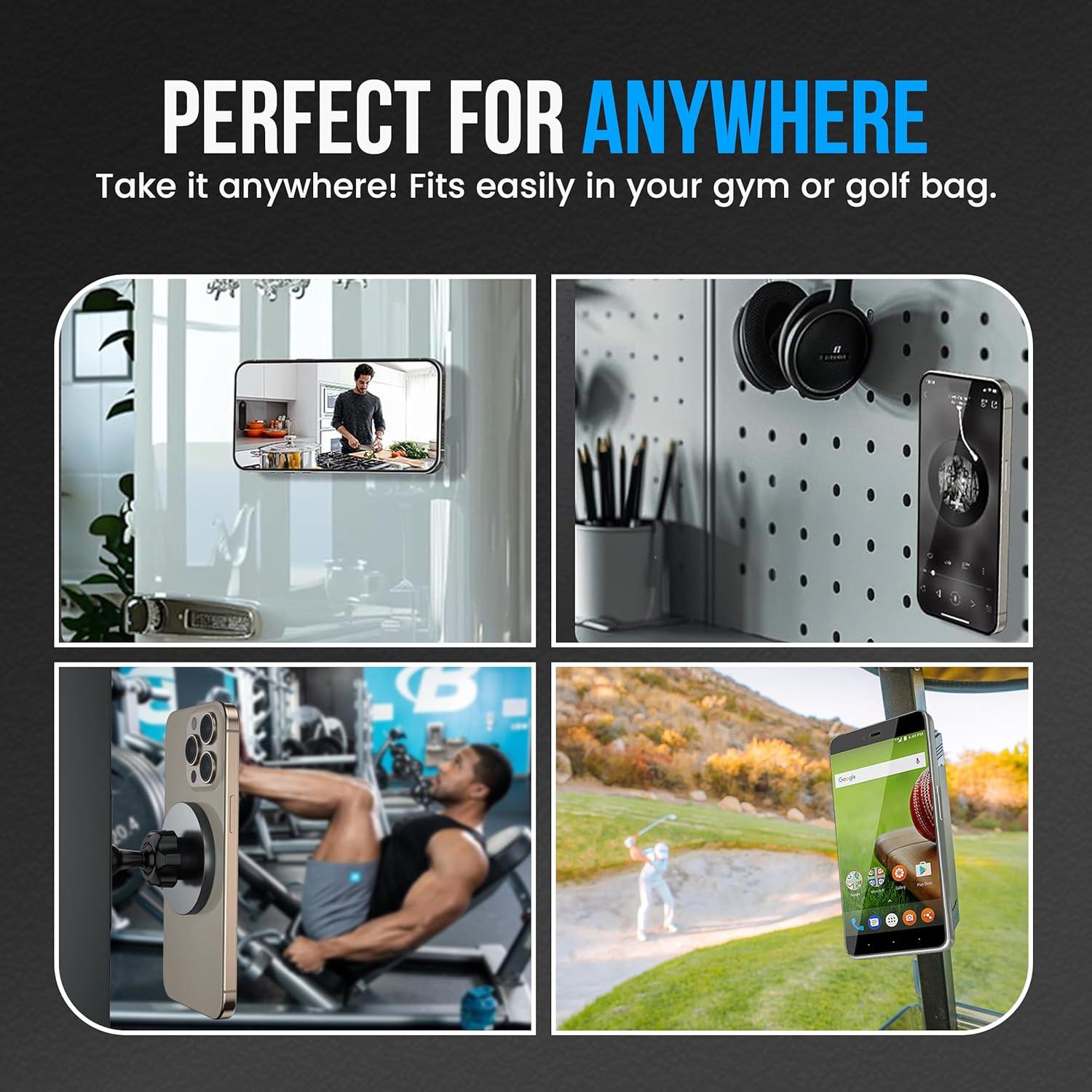 Soporte Magnético para Teléfono BARENDA - Gimnasio, 360°
