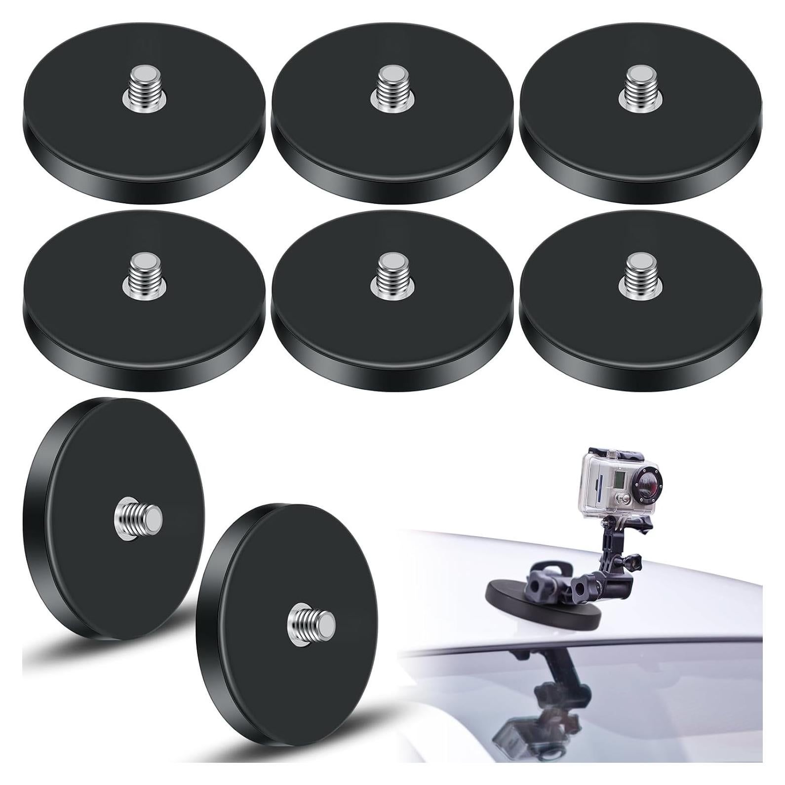 Soporte Magnético de Cámara Pushglossy 8 Pcs 43 mm Alta Resistencia