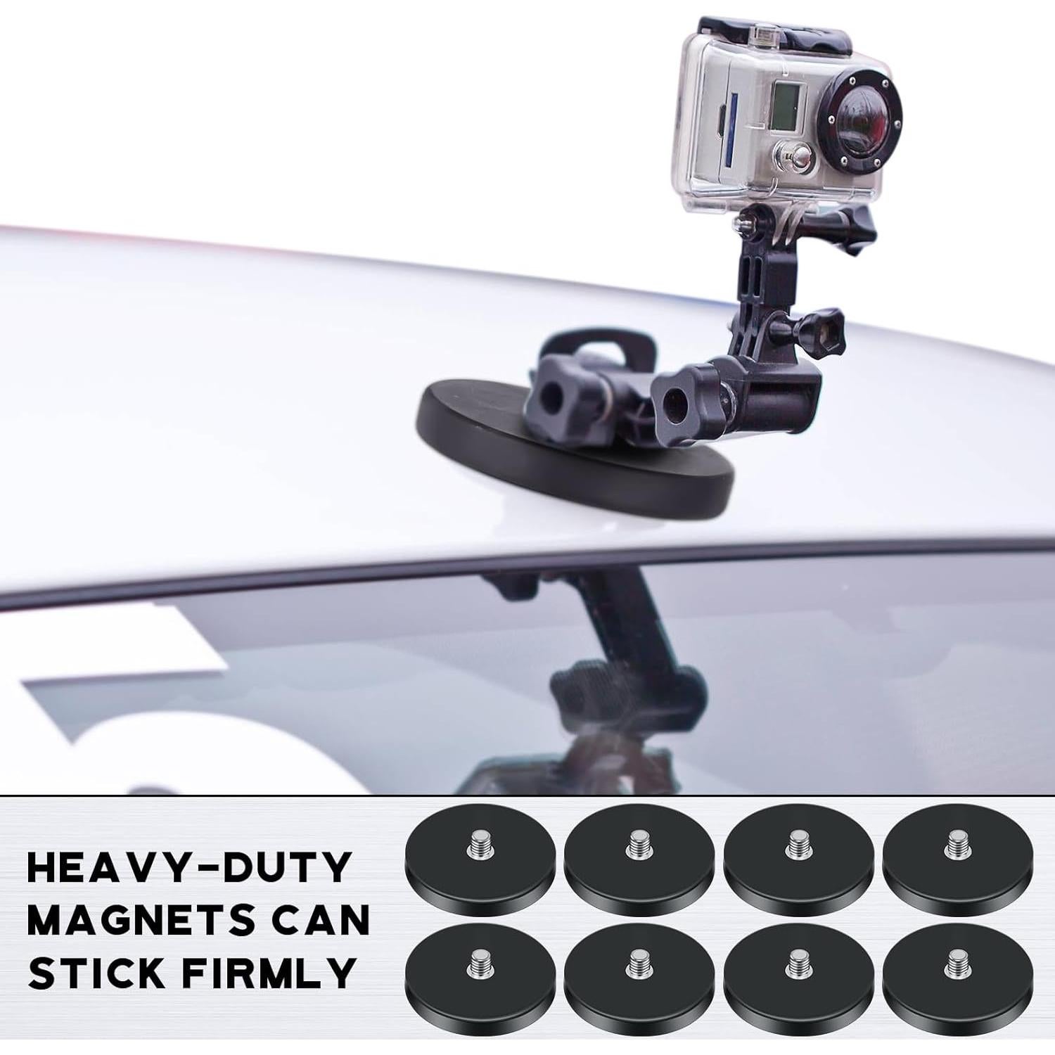 Soporte Magnético de Cámara Pushglossy 8 Pcs 43 mm Alta Resistencia