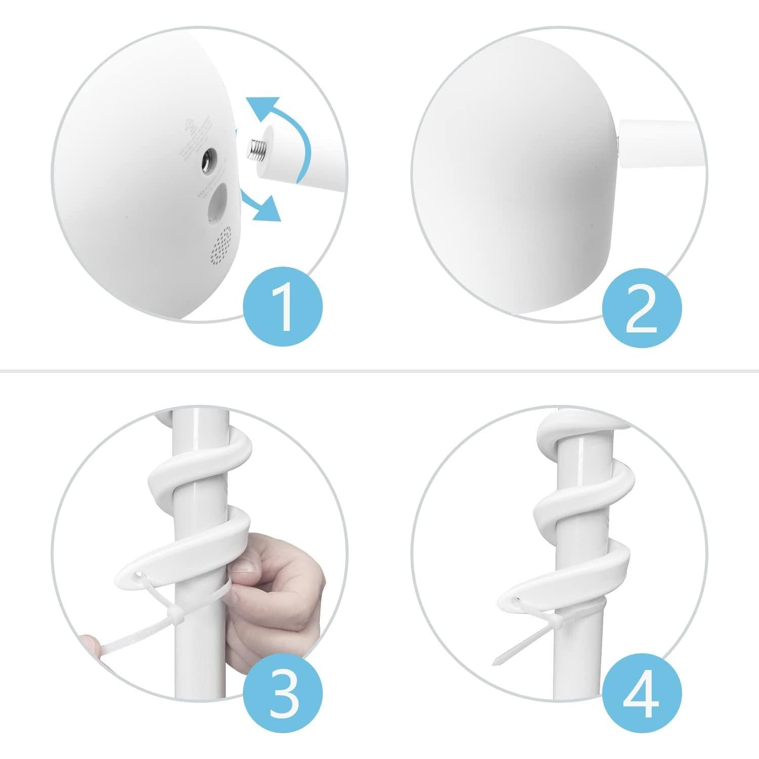 Soporte Flexible KOROAO para Google Nest Cam Batería Ajustable