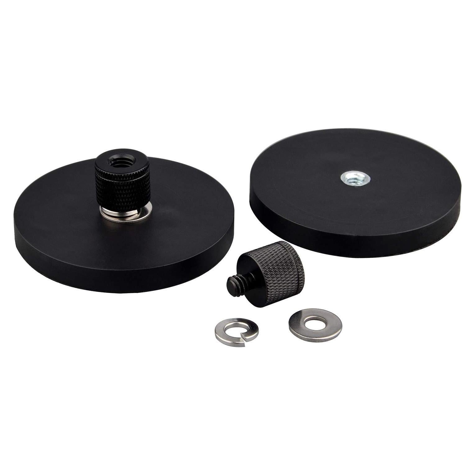 Imanes de Neodimio 25kg con Base de Caucho Antideslizante