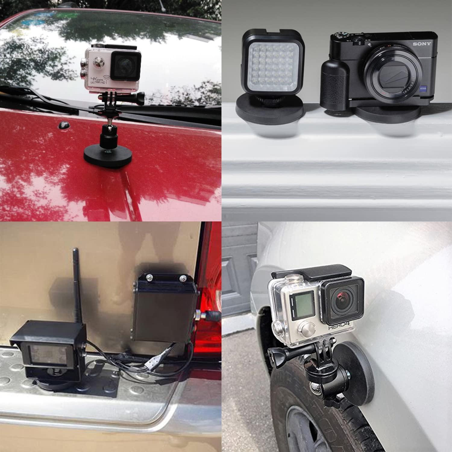 Imanes de Neodimio 25kg con Base de Caucho Antideslizante