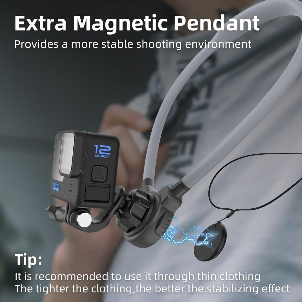 Soporte Magnético para Cuello SUREWO T24 Pro para GoPro y DJI