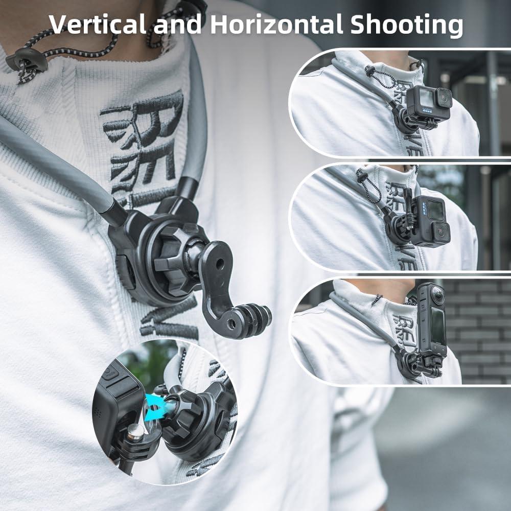 Soporte Magnético para Cuello SUREWO T24 Pro para GoPro y DJI