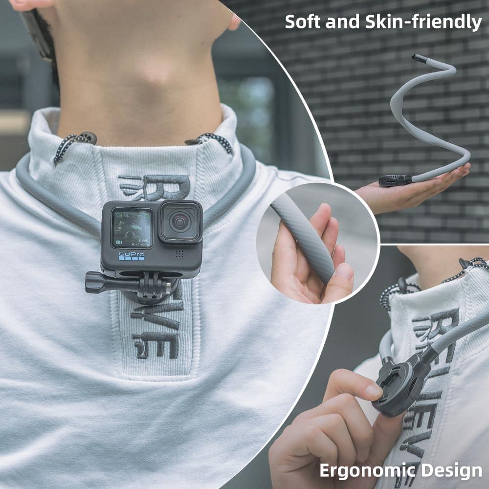 Soporte Magnético para Cuello SUREWO T24 Pro para GoPro y DJI