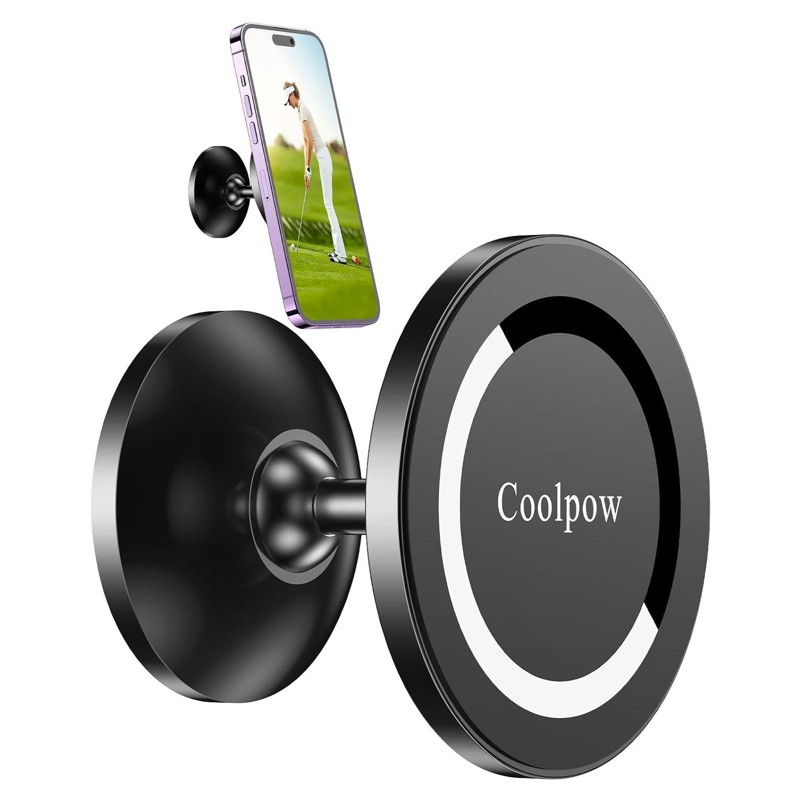 Soporte Magnético para Teléfono de Carro de Golf Coolpow - iPhone 16/15/14/13/12