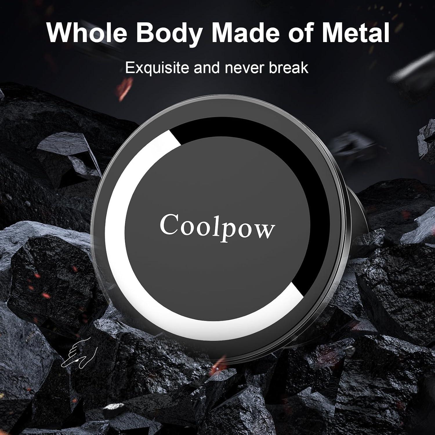 Soporte Magnético para Teléfono de Carro de Golf Coolpow - iPhone 16/15/14/13/12