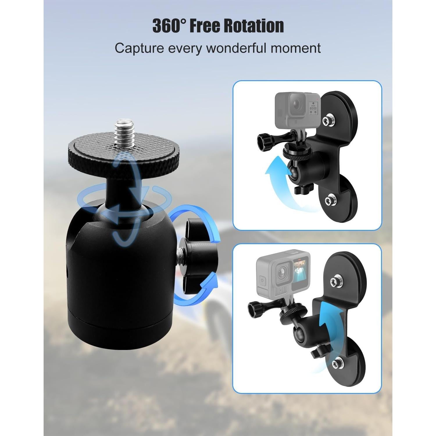 Soporte Magnético para Cámara TakemyParts 360° para GoPro