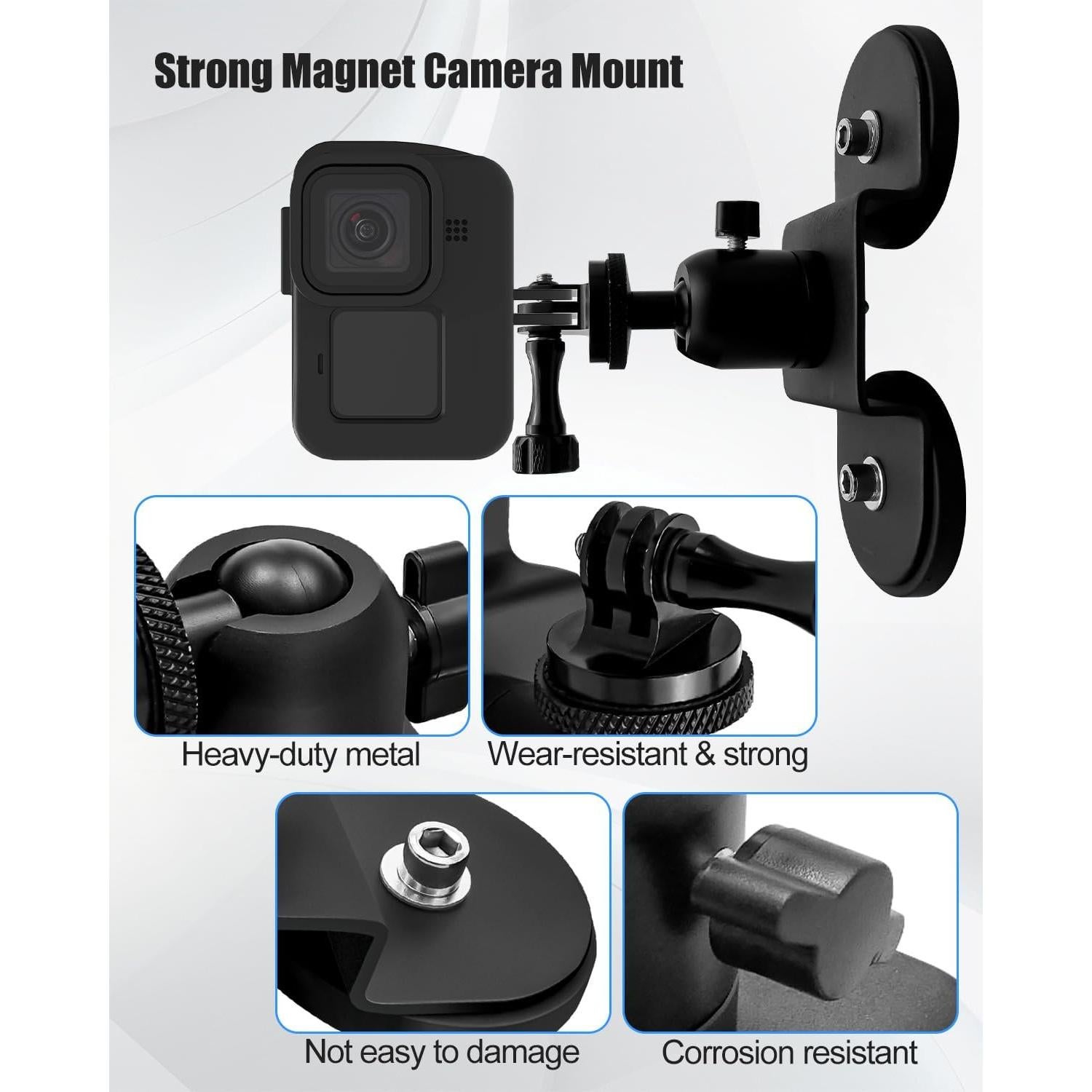 Soporte Magnético para Cámara TakemyParts 360° para GoPro