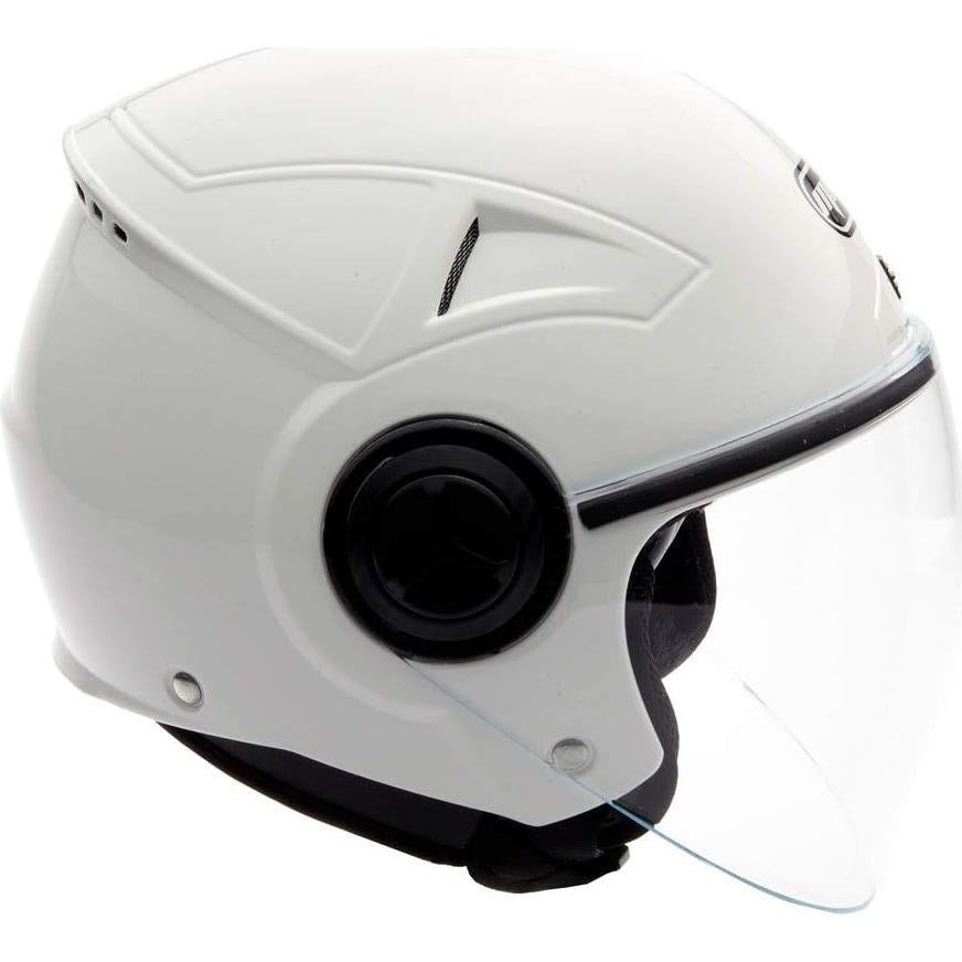 Casco MMG Abierto Modelo Blaze Blanco Mediano DOT