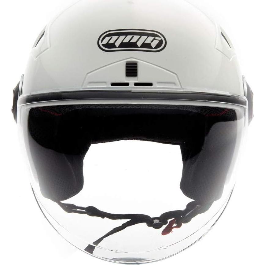 Casco MMG Abierto Modelo Blaze Blanco Mediano DOT