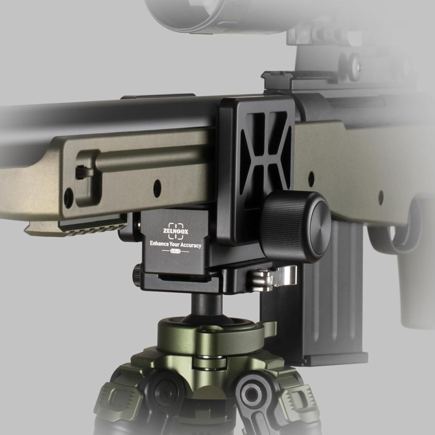 Soporte de trípode Zelnoox GS-3 con liberación rápida Arca-Swiss