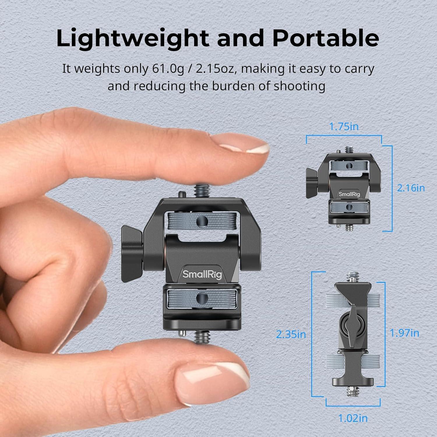 Soporte de Monitor Ajustable SmallRig 4886 con Giro 360°