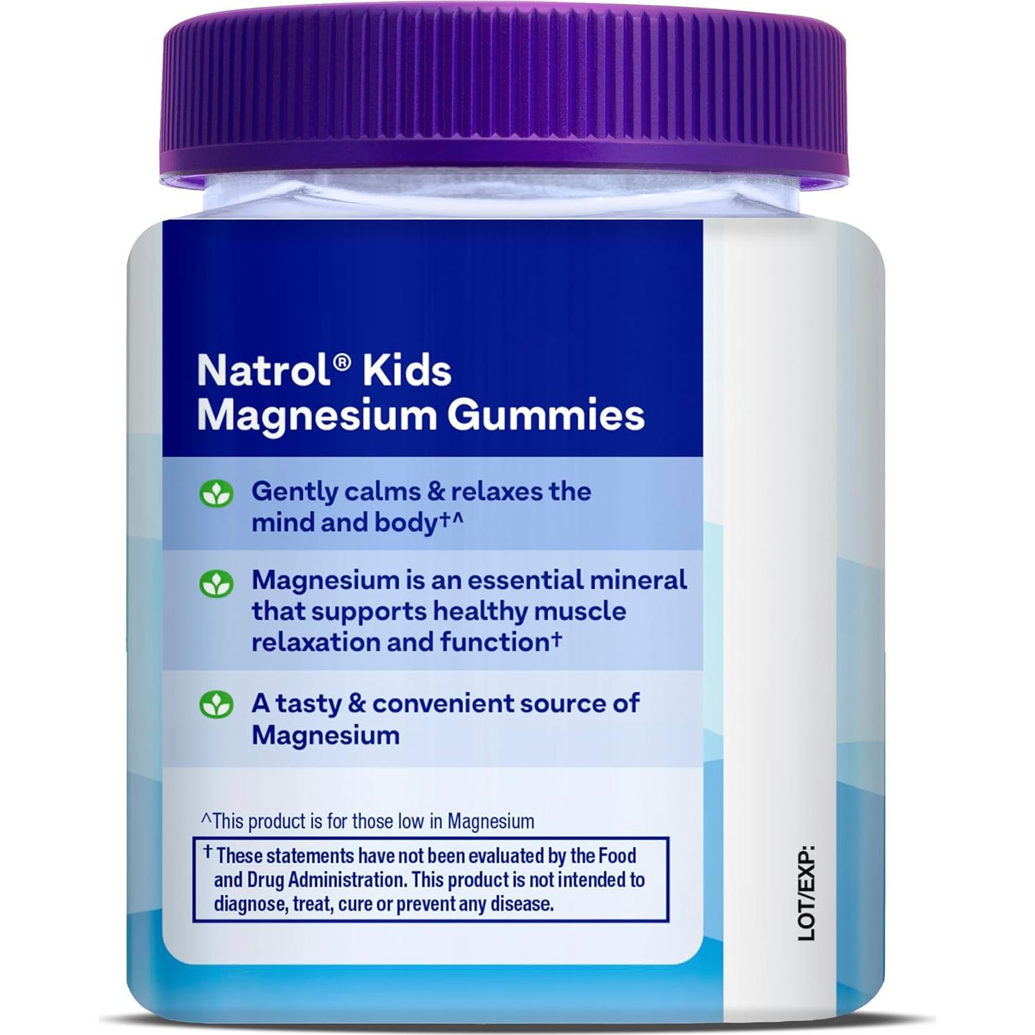 Gomitas de Magnesio para Niños Natrol - 30 Unidades