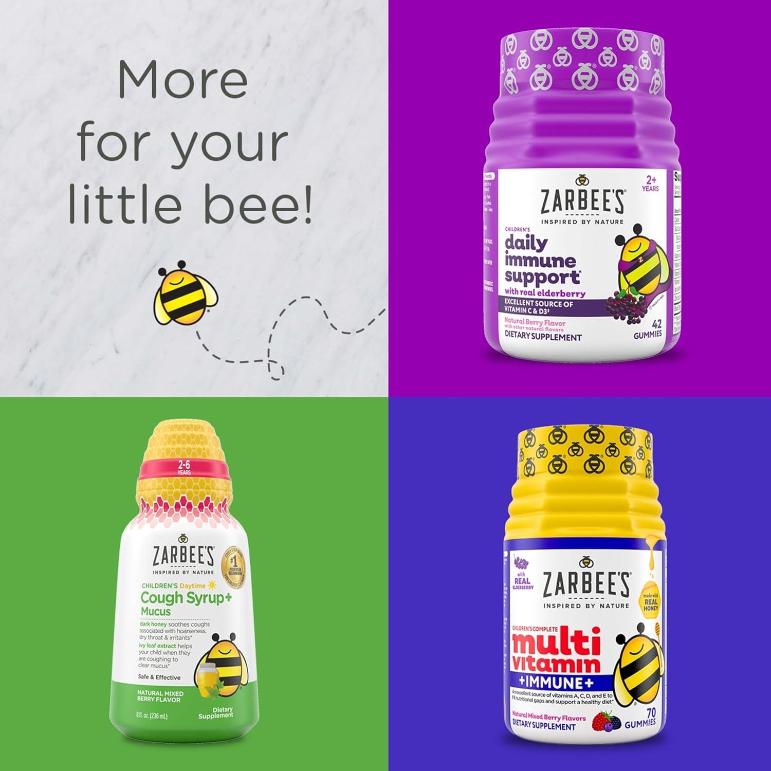 Tableta Masticable de Melatonina Zarbee's Kids 1mg Uva 30 Unidades