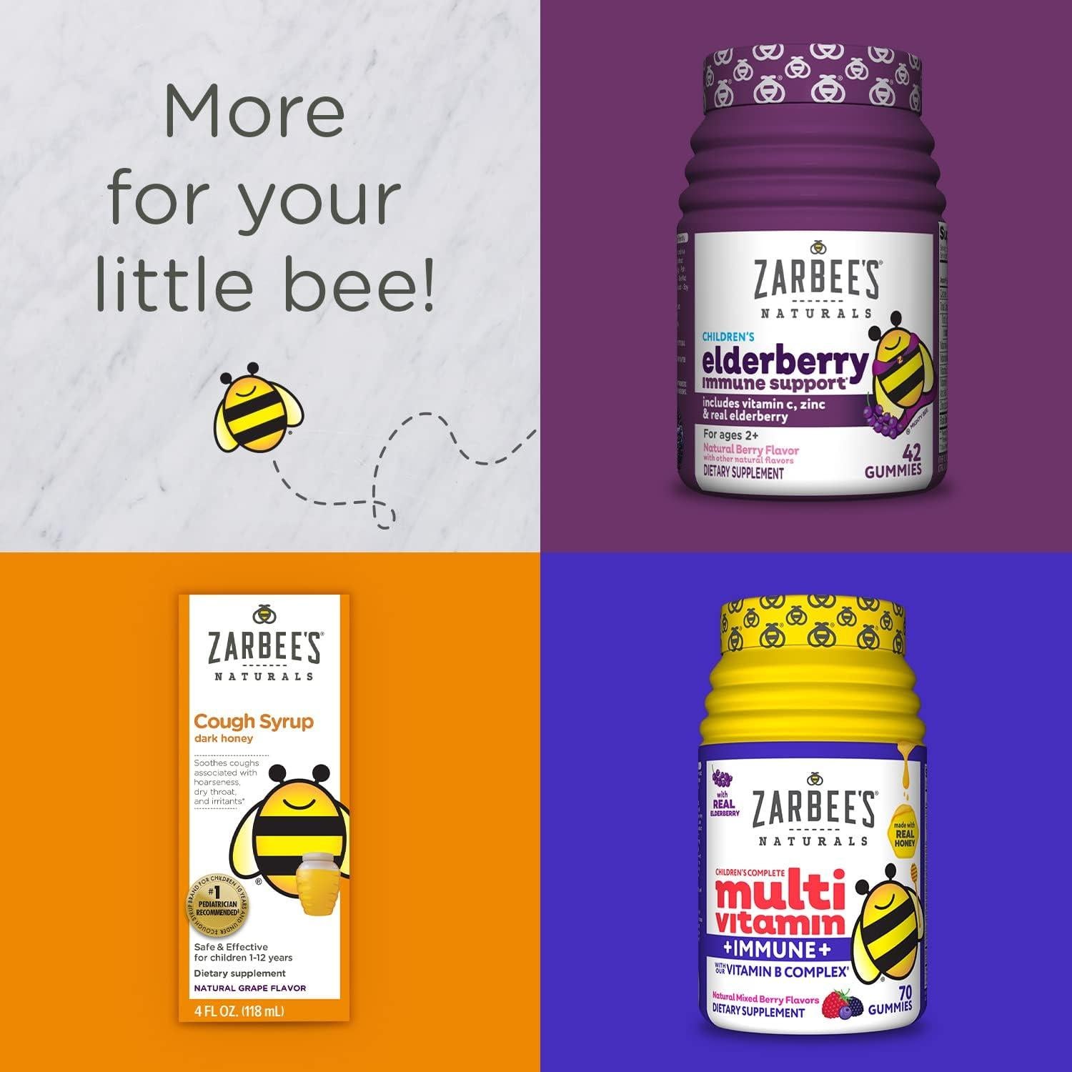 Tableta Masticable de Melatonina Zarbee's Kids 1mg Uva 30 Unidades