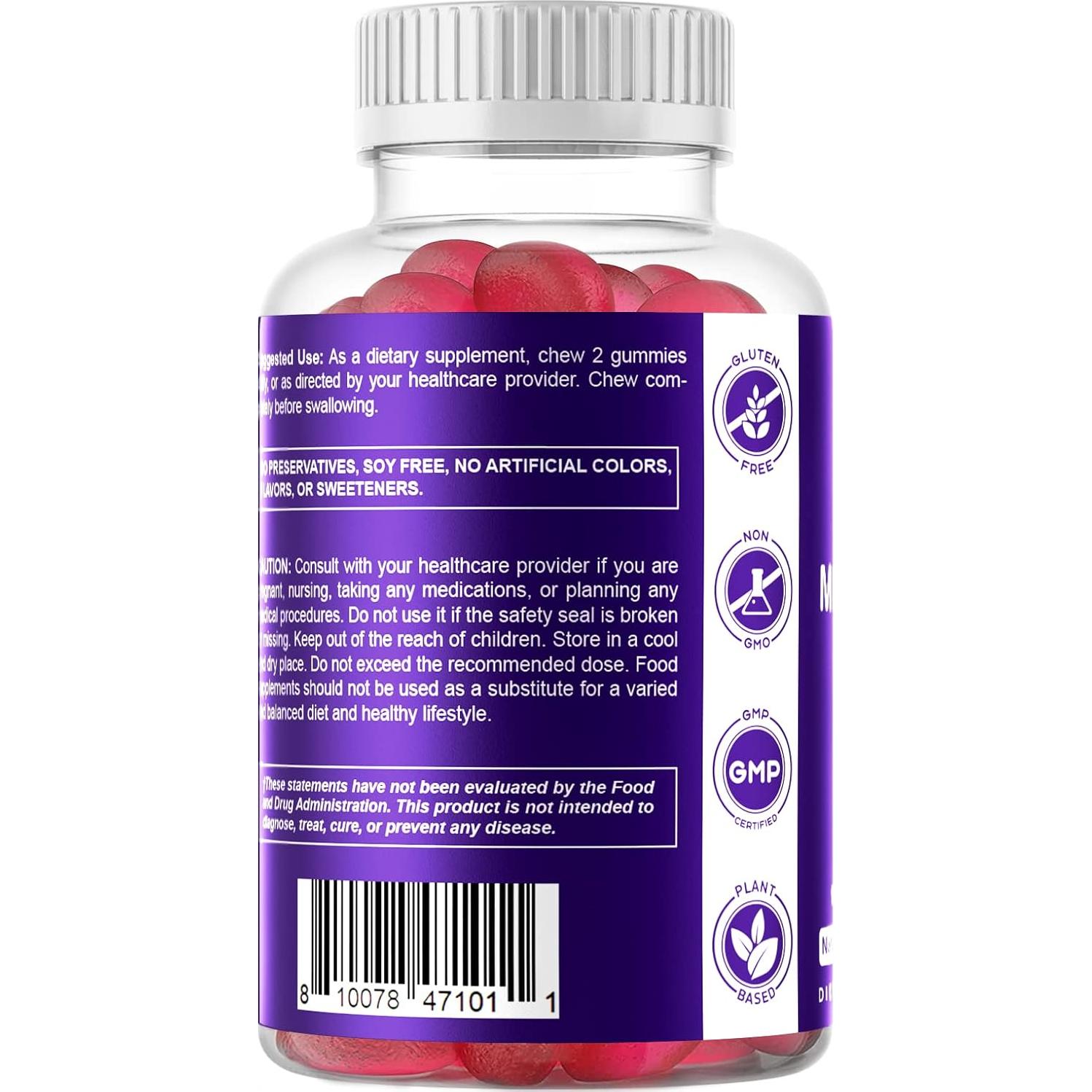 Gomitas de Melatonina Vitamatic 20mg Veganas - 60 Unidades