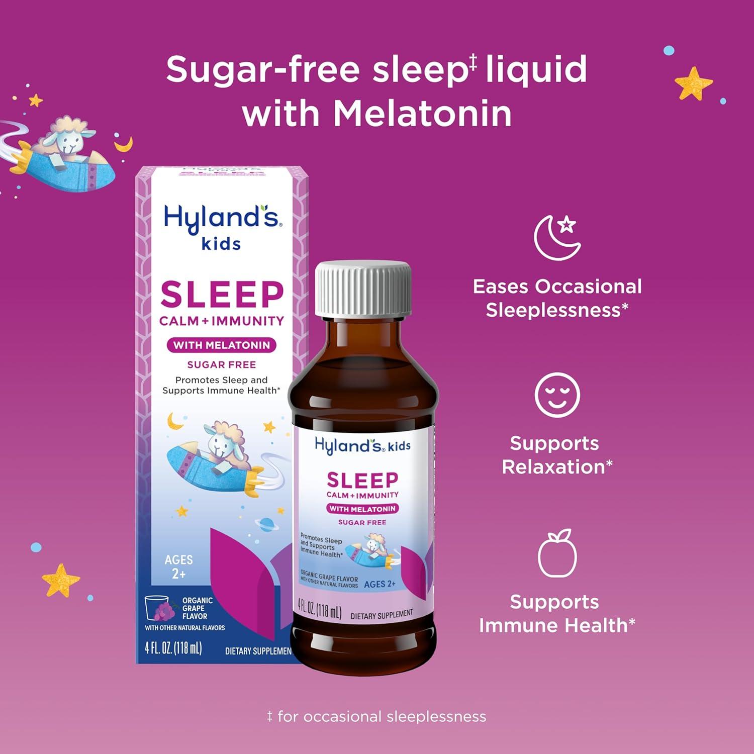 Hyland's Kids Sleep Calm Melatonina 118 ml - Sin Azúcar