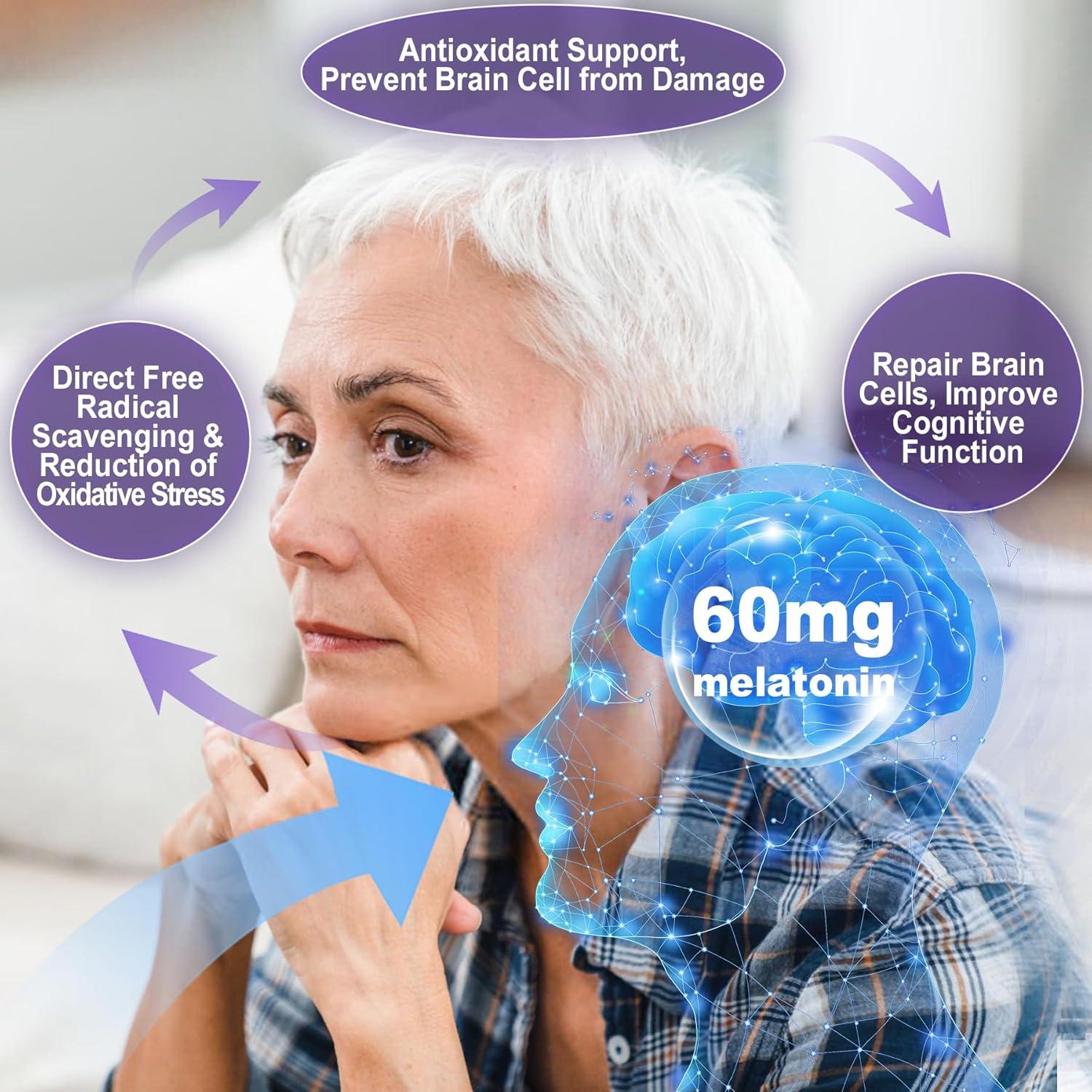 Gominolas de Melatonina 60mg NEVISS con B6 y Ashwagandha