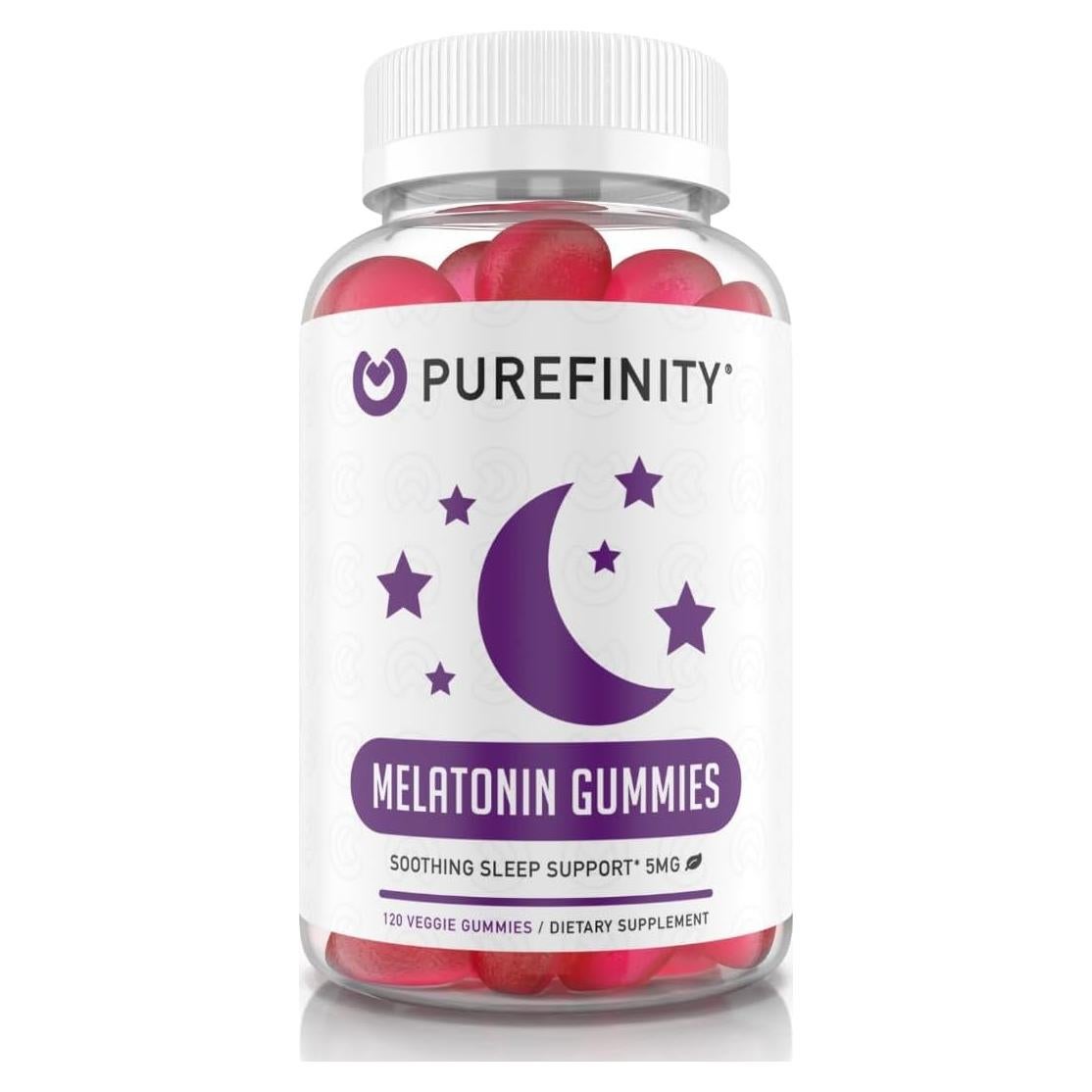 Gomitas de Melatonina 5mg para Niños PUREFINITY 120 Unidades