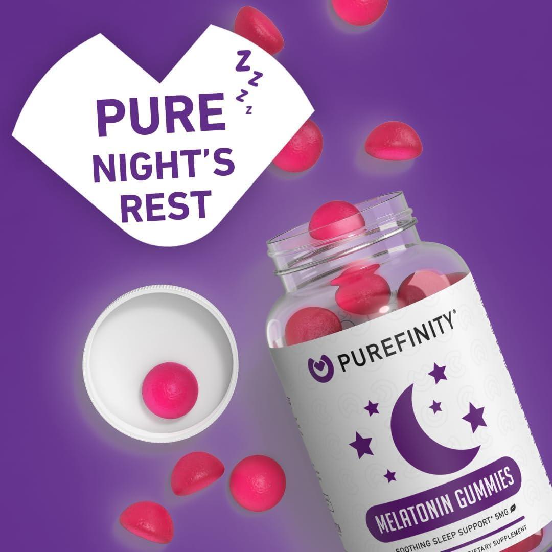 Gomitas de Melatonina 5mg para Niños PUREFINITY 120 Unidades