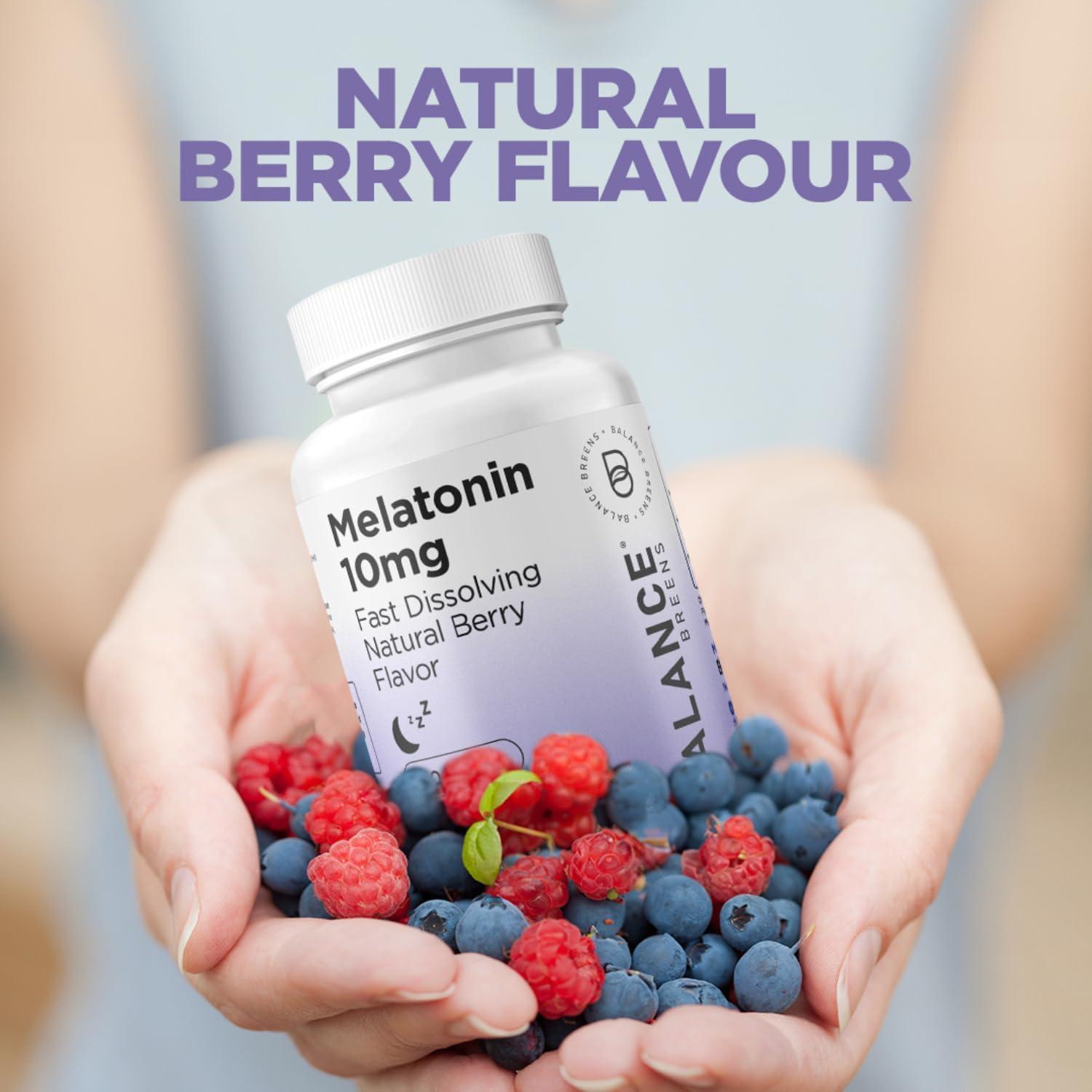 Suplemento de Melatonina 10mg Balance Breens - 120 Tabletas