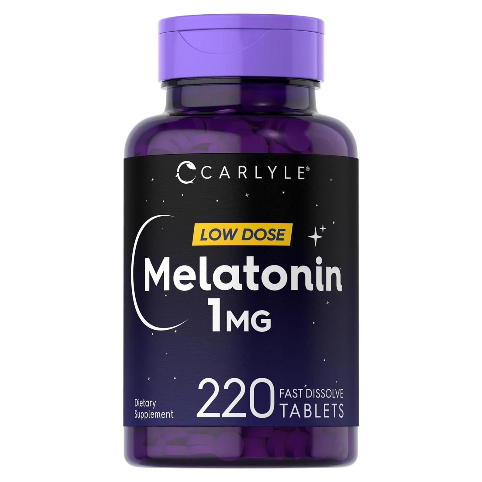 Melatonina 1 mg Carlyle | 220 Tabletas Rápidas Sabor Bayas