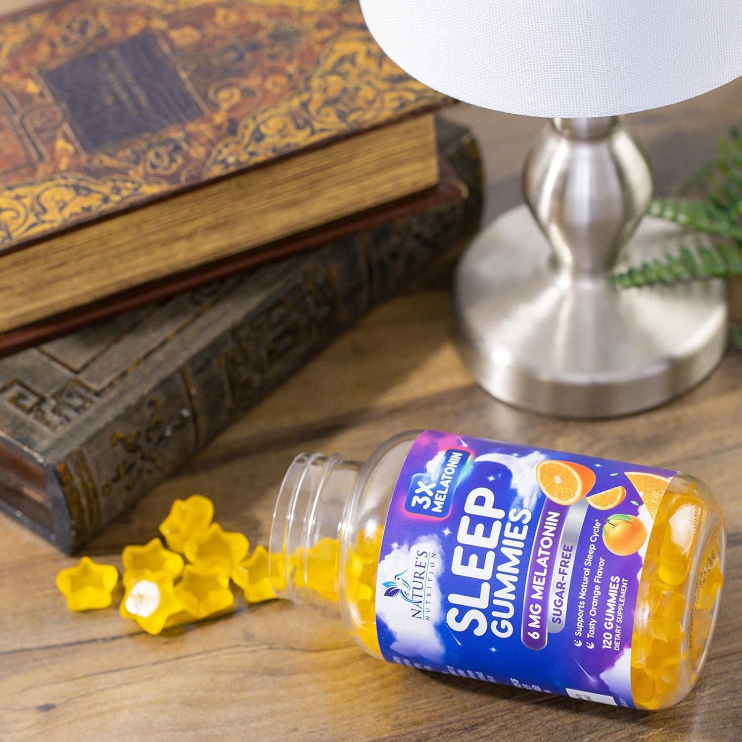 Gomitas para Dormir Sin Azúcar Nature's Nutrition 120 Unidades 6 mg