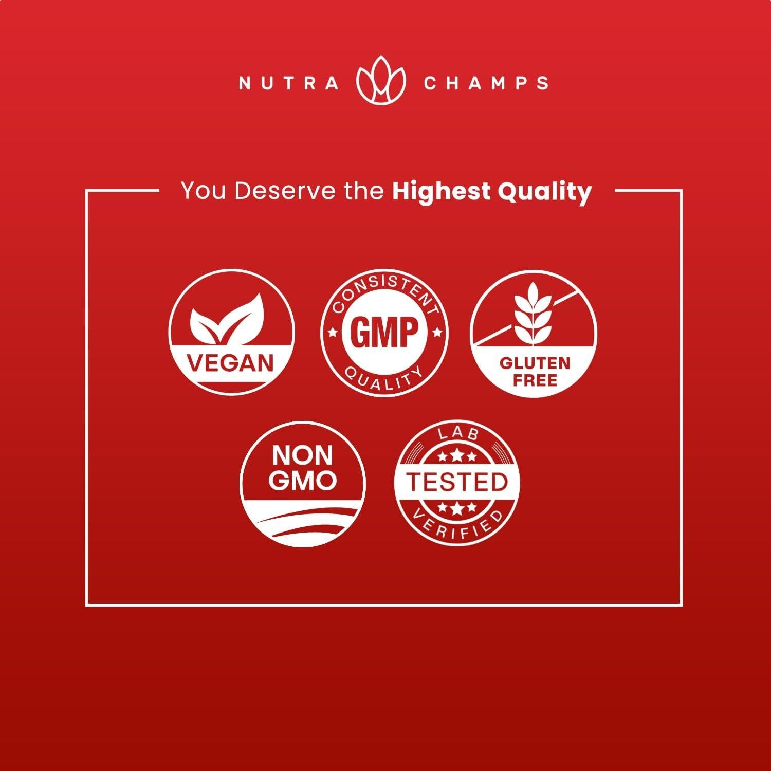 Gomitas Veganas de Cereza Ácida NutraChamps - 3000mg - 60 Unidades