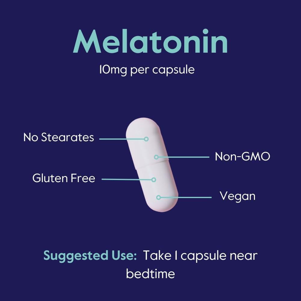 Melatonina 10 mg Bestvite - 360 Cápsulas Veganas Sin Gluten