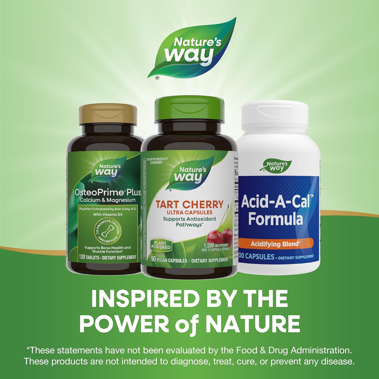 Cápsulas Ultra de Cereza Ácida Nature's Way 1200 mg 90 Veganas