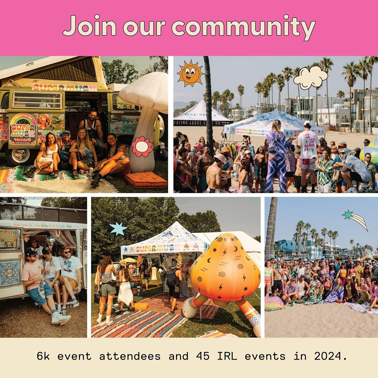 Gomitas para Dormir SuperMush 60 Unidades - Veganas y Sin Azúcar