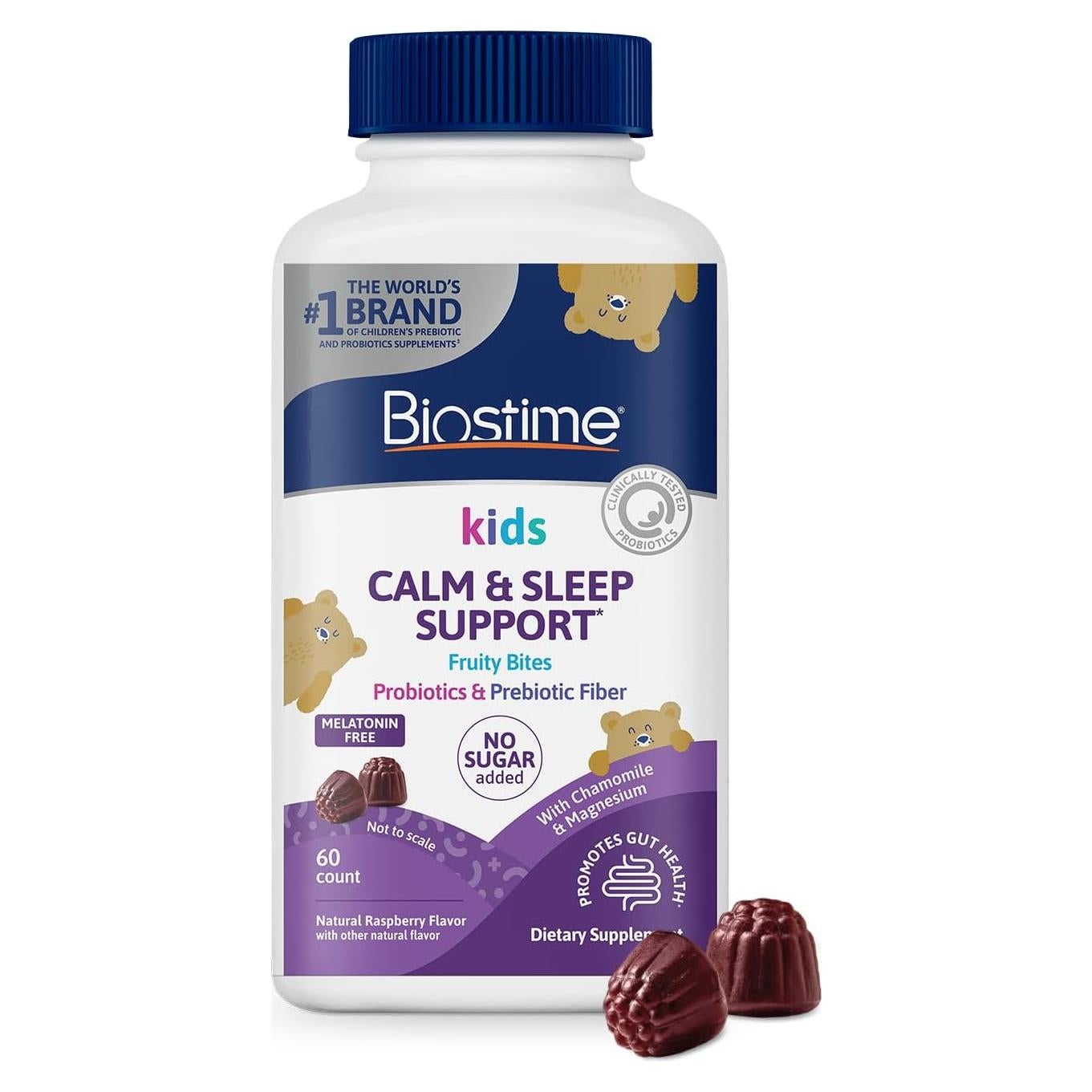 Gominolas Biostime Kids Sleep 60 unidades | Sin azúcares añadidos | Probioticos y magnesio