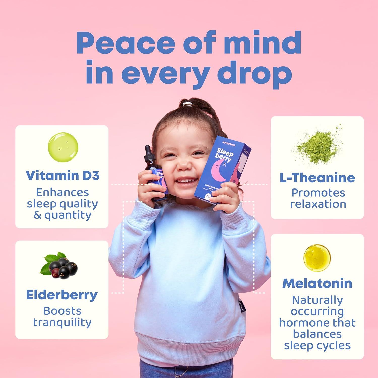 Gotas de Melatonina para Niños JoySpring Sleepberry 59 ml