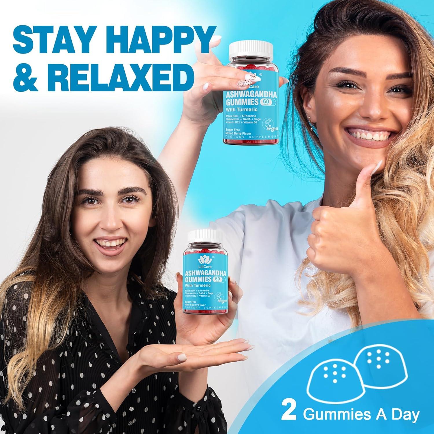 Gomitas de Ashwagandha EnvyDeal 2000mg Veganas 120 Unidades