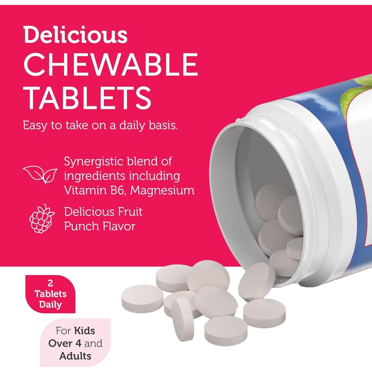 Suplemento Masticable de Magnesio Zahler ChildCalm 60 Tabletas