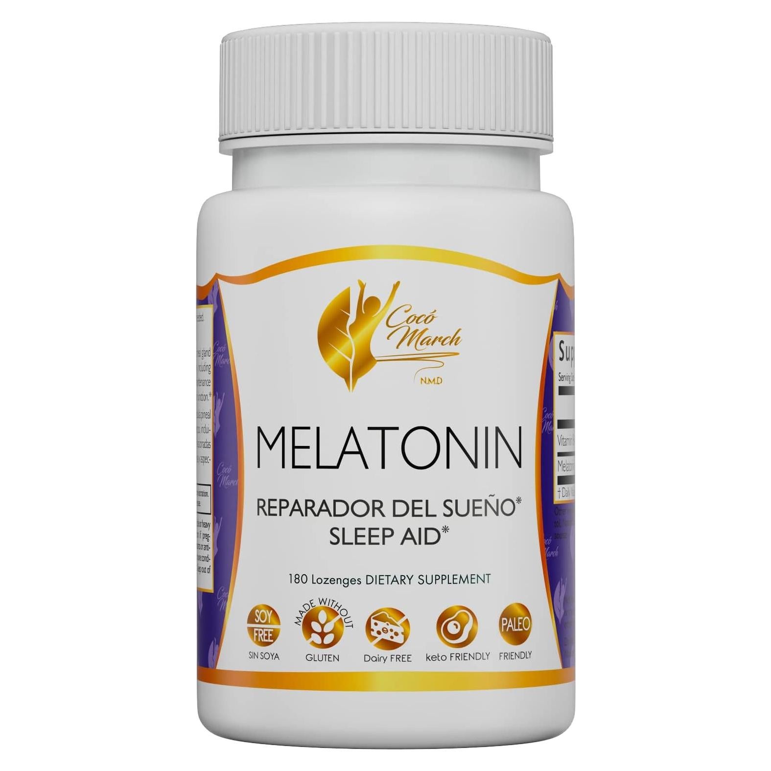 Melatonina Masticable Cocó March N.M.D 3 mg 180 Pastillas