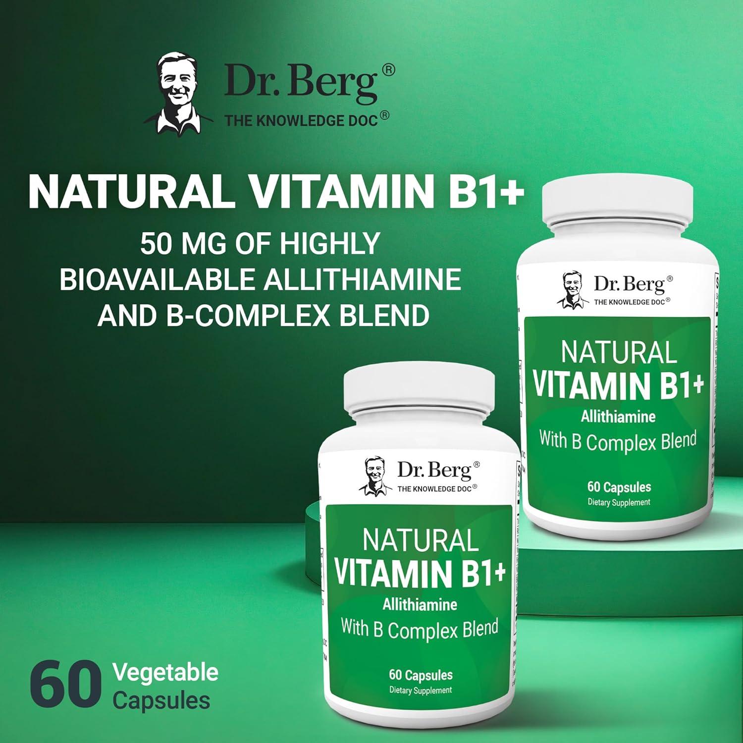 Suplemento Complejo de Vitaminas B Dr. Berg - 60 Cápsulas