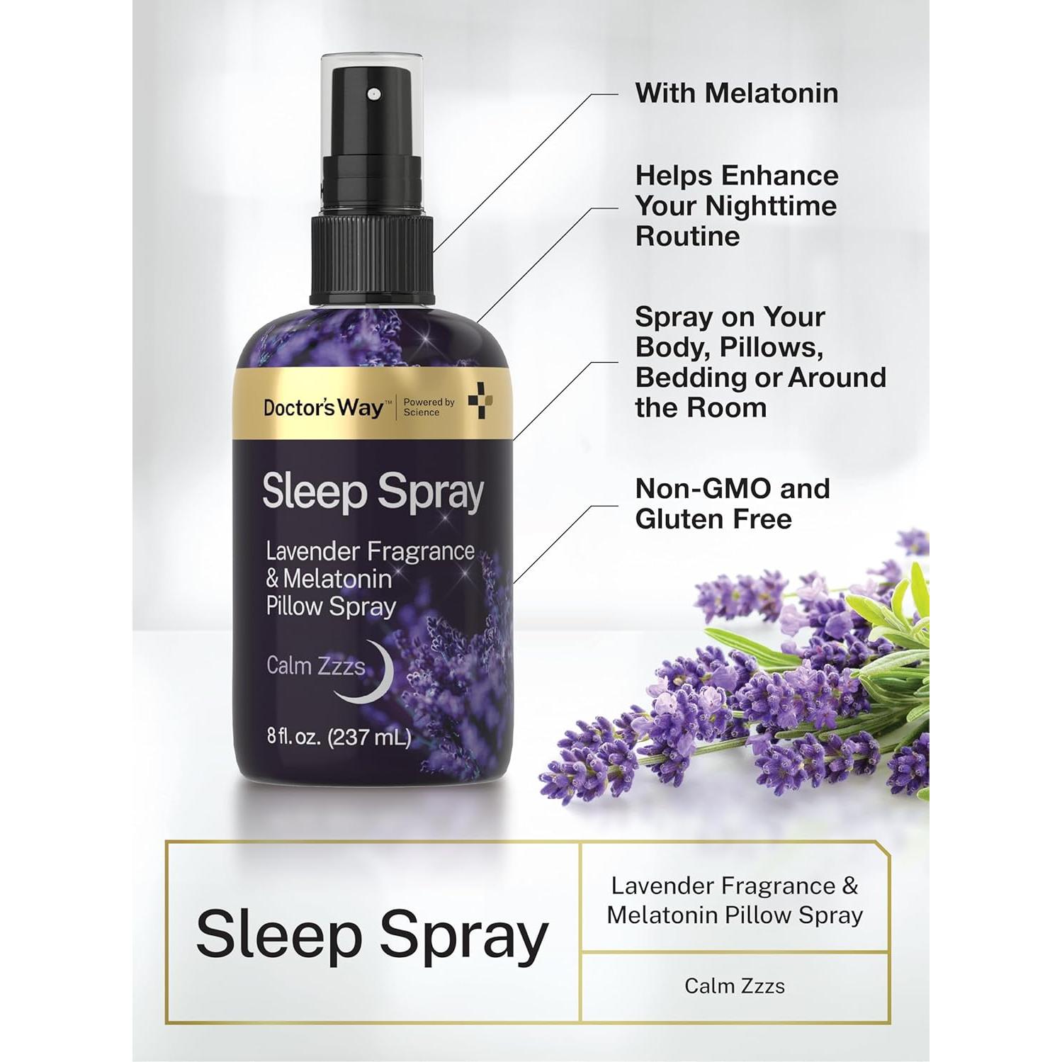 Spray para dormir Doctor's Way 236 ml con Lavanda y Melatonina