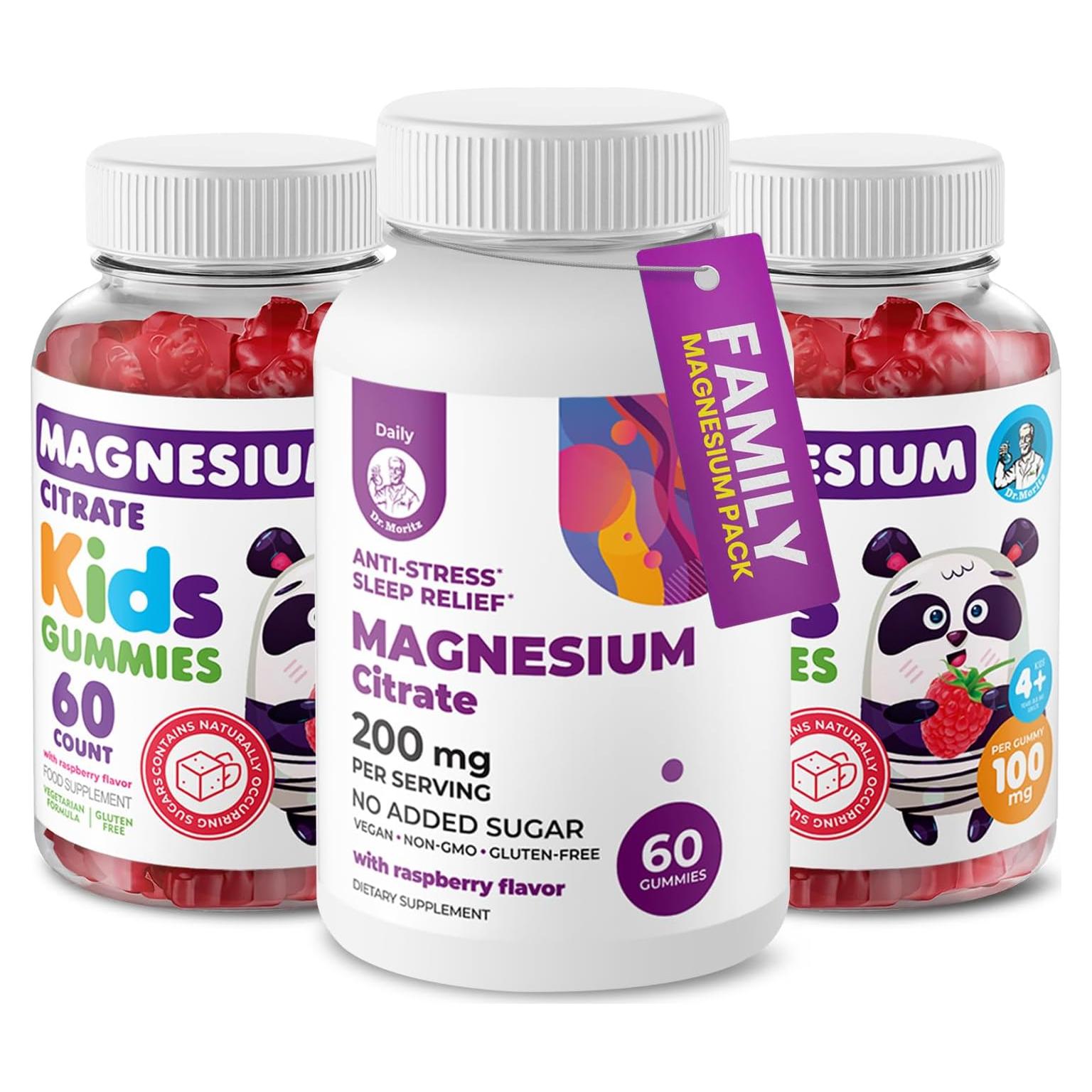 Gomas de Magnesio Calm Dr. Moritz para Niños y Adultos 60 Unidades