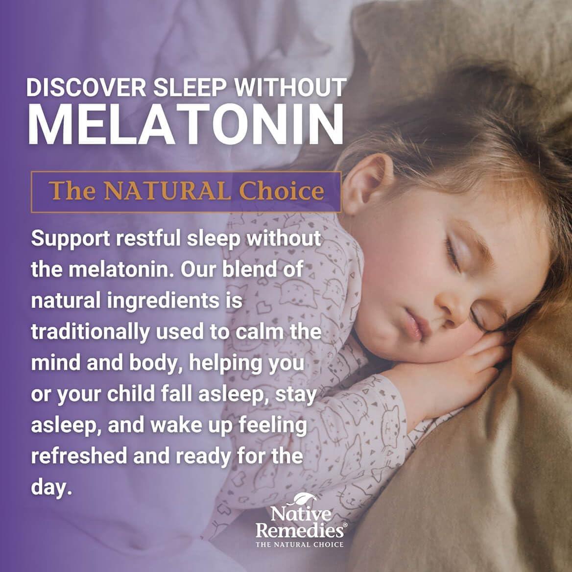 Gomitas para dormir Native Remedies sin melatonina - 60 unidades