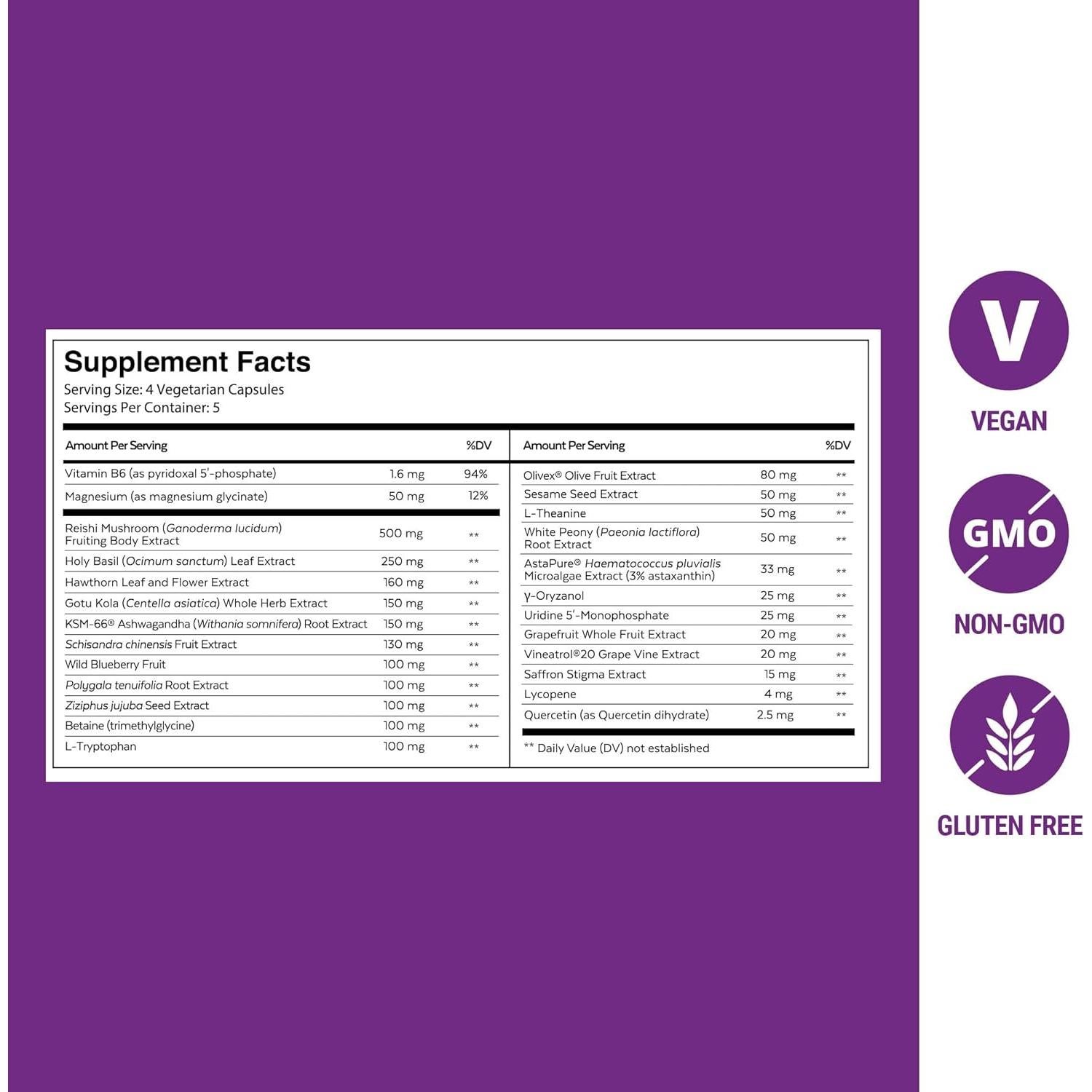 Suplemento para el Sueño Qualia Noche Neurohacker 117g Vegano