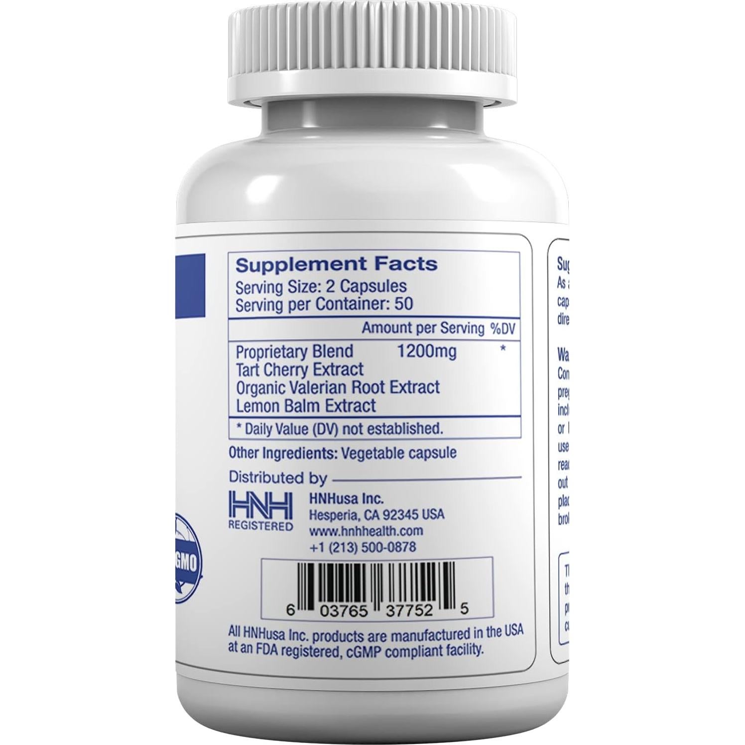 Suplemento para Dormir Dr.K&C SleepZen7 200 Cápsulas 1200 mg