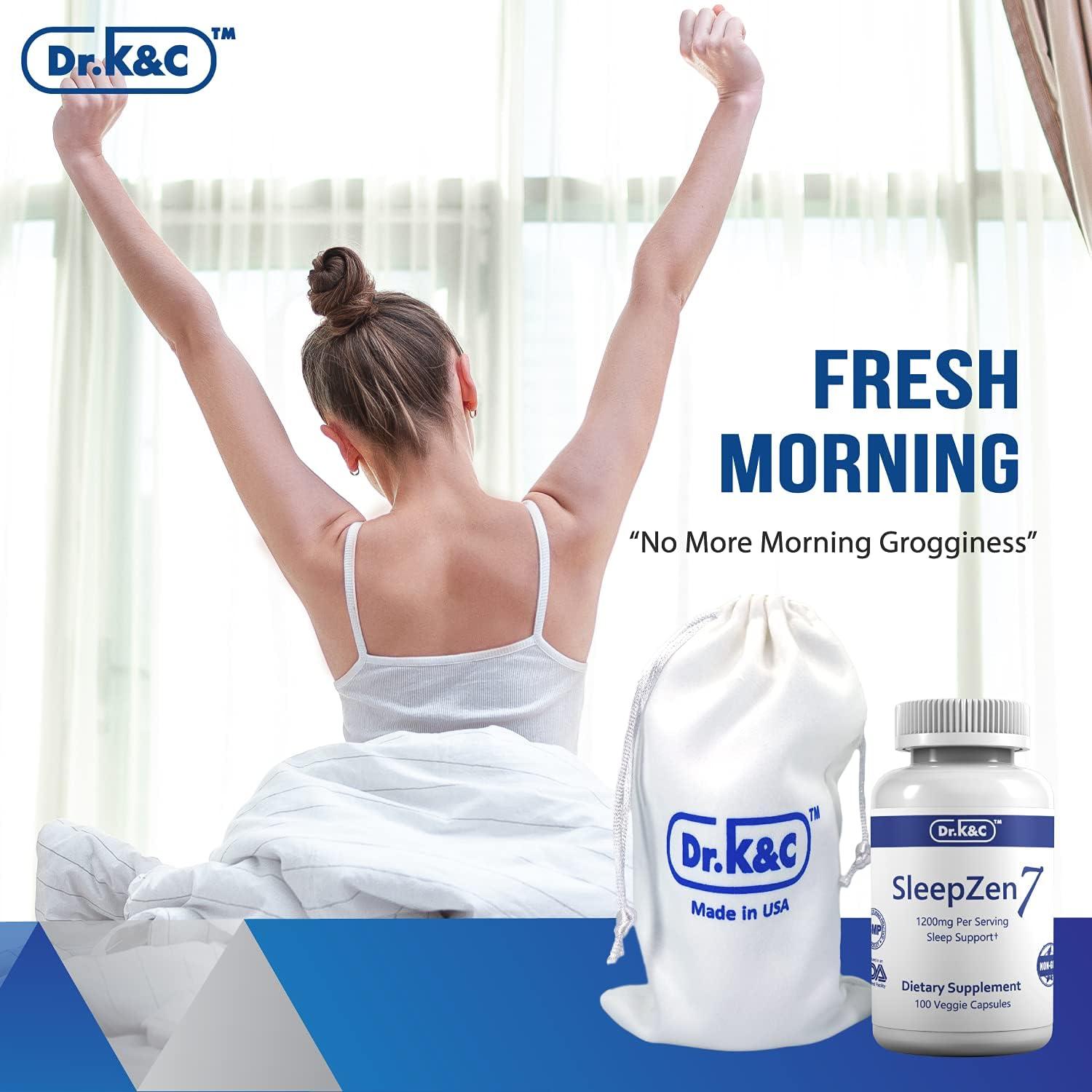 Suplemento para Dormir Dr.K&C SleepZen7 200 Cápsulas 1200 mg